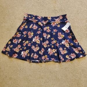 Pacsun LA Hearts Floral Skater Skirt